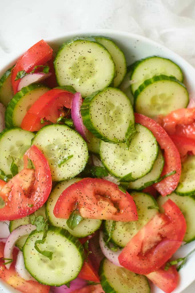 Cucumber Tomato Salad