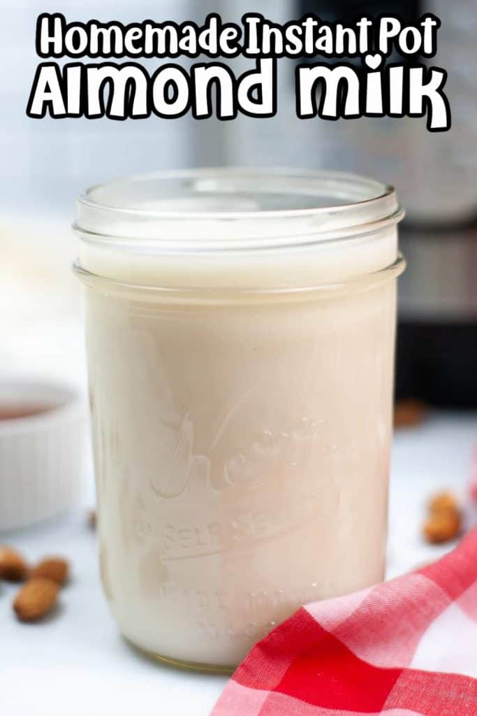 Homemade Almond Milk in the Instant Pot Marathons & Motivation