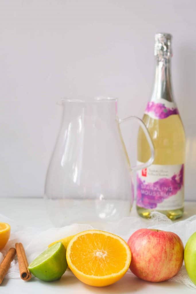 Ingredients for Fall Sangria