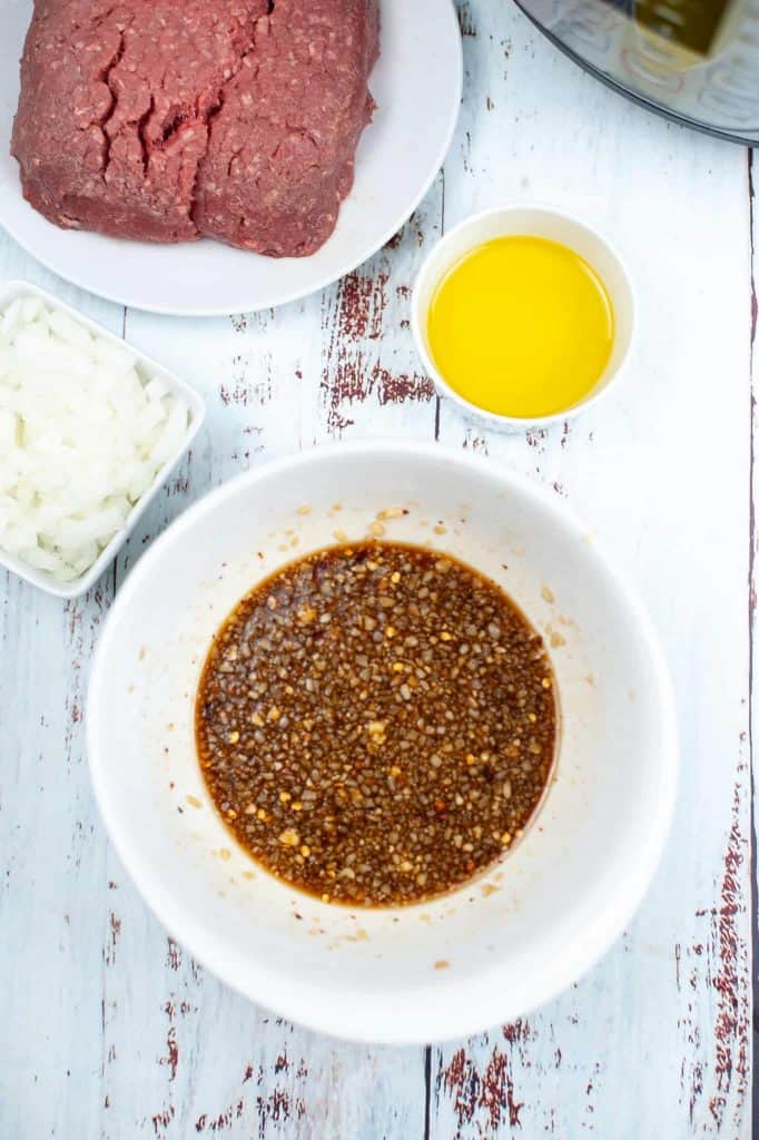 Korean Beef Sauce in a bowl.
