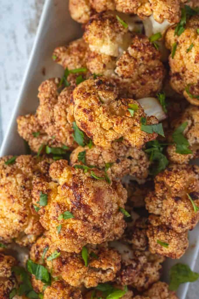 Spicy cauliflower wings