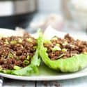 Head on view of Korean Beef Lettuce Wraps