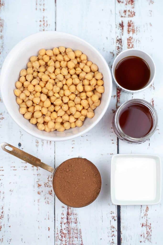 Chocolate Hummus Ingredients