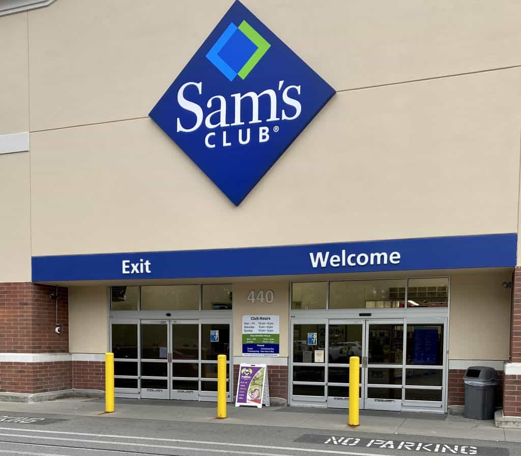 Front of Sams Club