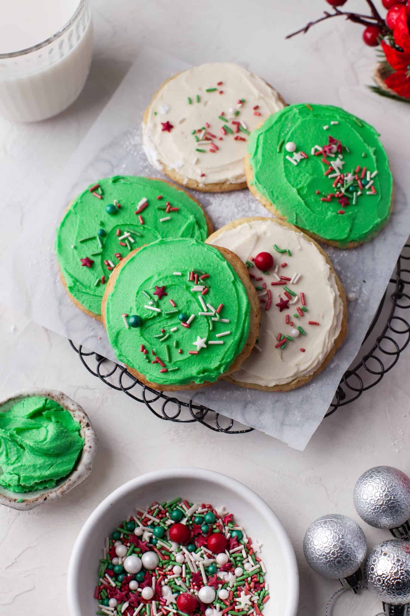 Cream Cheese Sugar Cookies for Christmas Marathons & Motivation