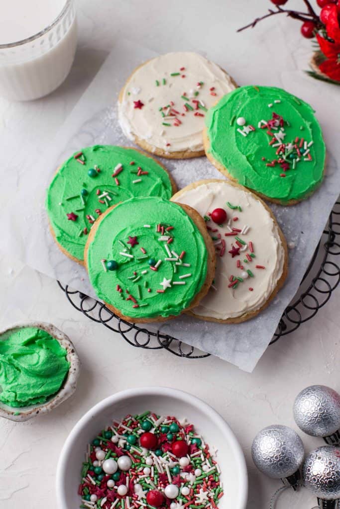 Cream cheese Christmas cookies