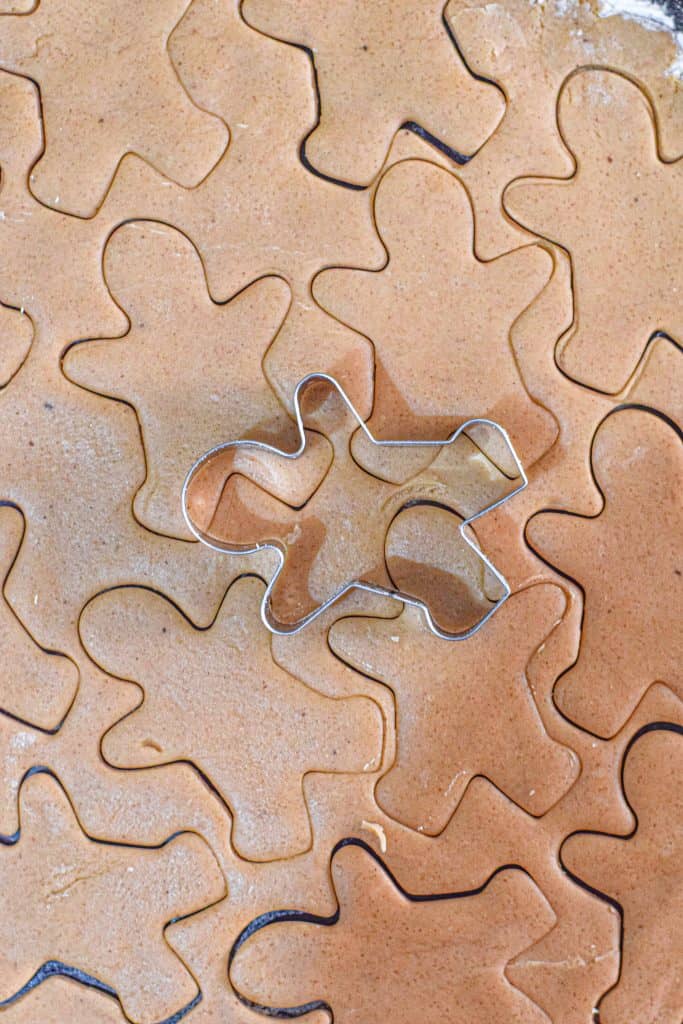Gingerbread man cutouts