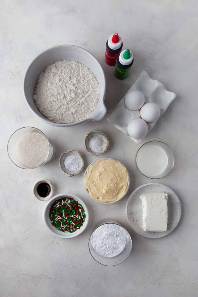 Ingredients for Cream Cheese Cookies