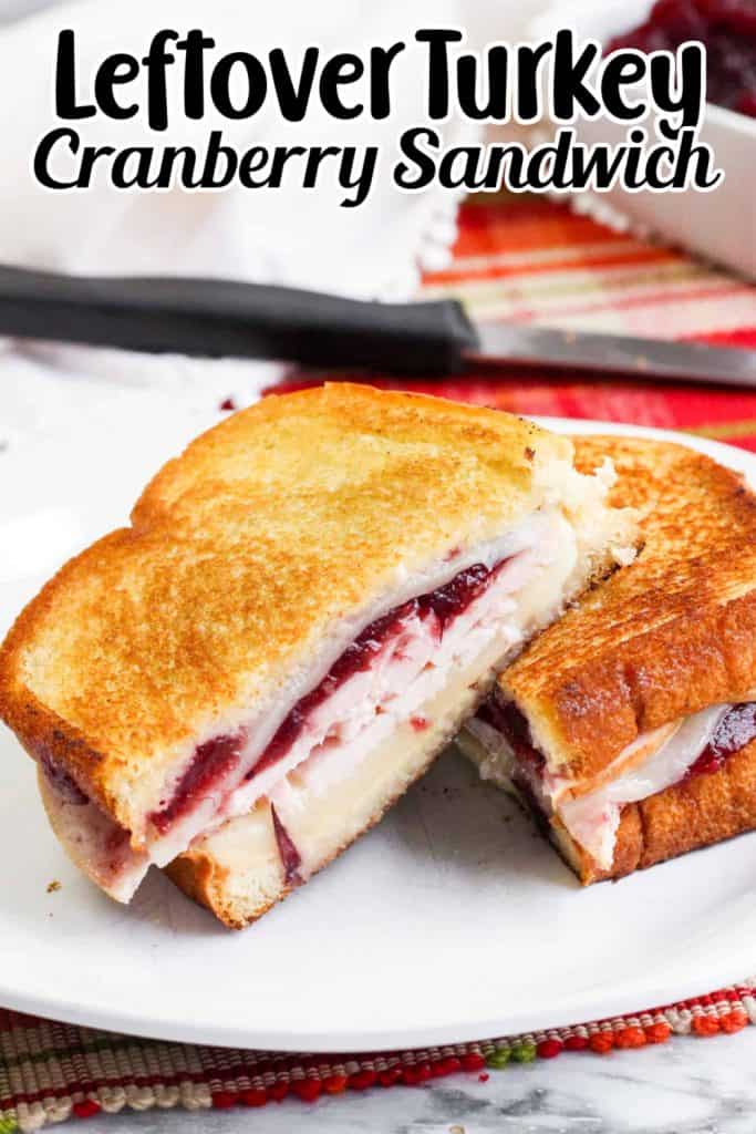 Leftover Turkey Cranberry Sandwich