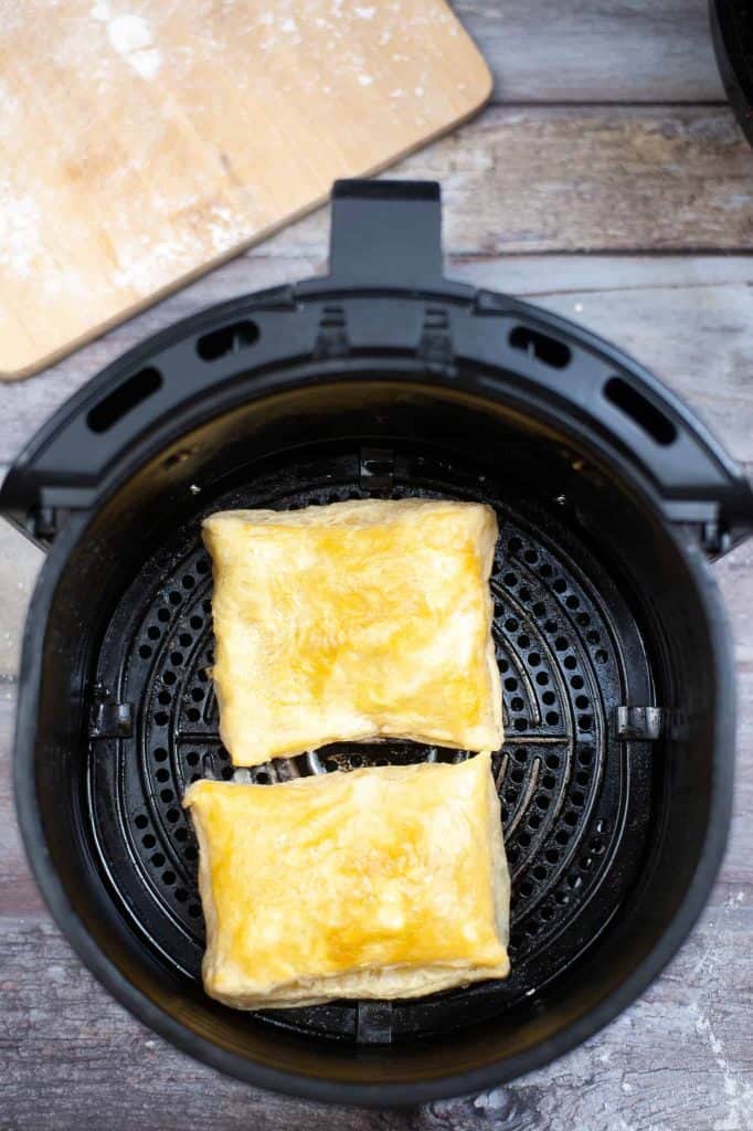Air fried puff pastry.