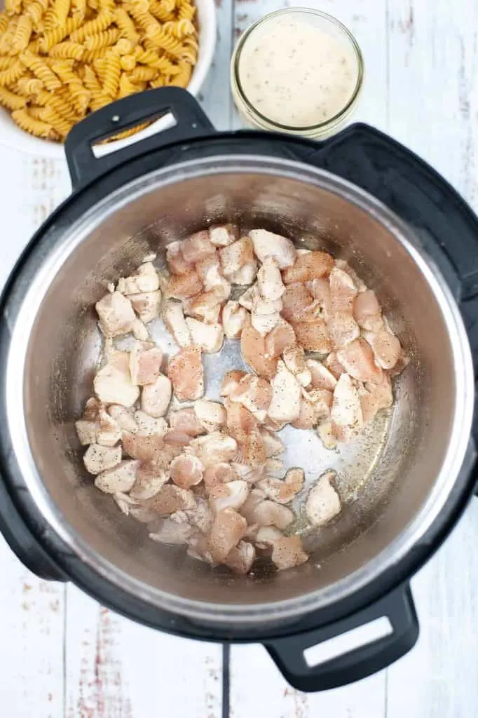 Parmesan Garlic Instant Pot Chicken Pasta Marathons & Motivation