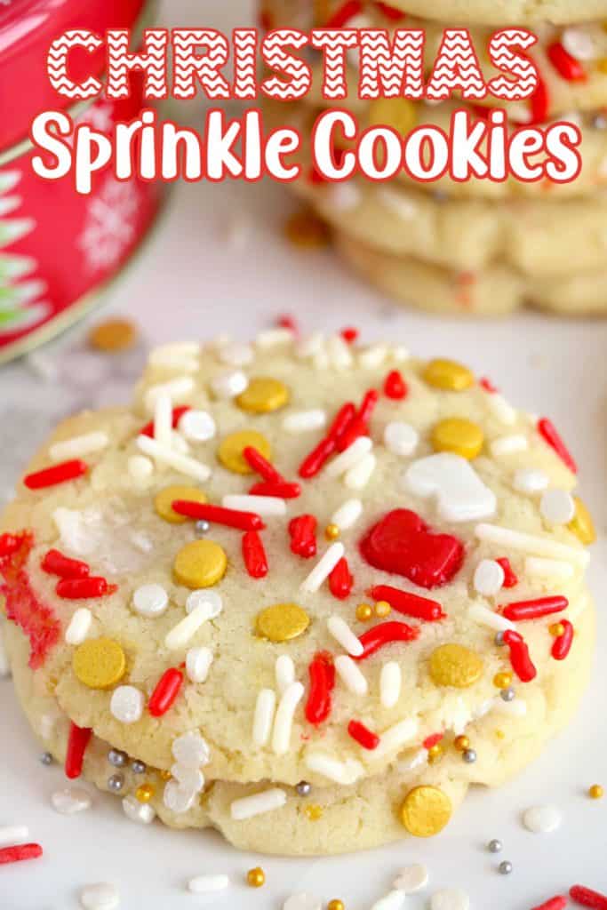 Christmas Sprinkle Cookies Pin