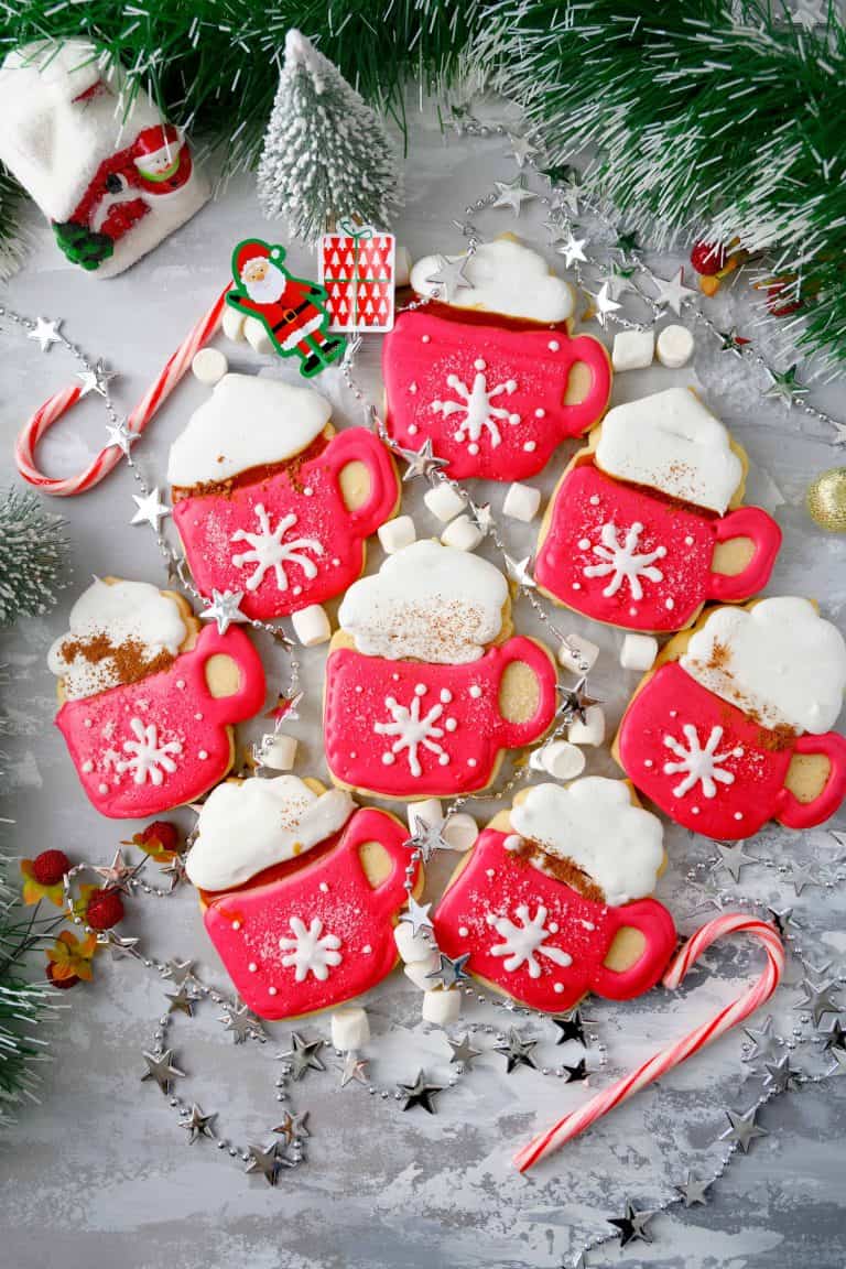 Display of sugar cookies.