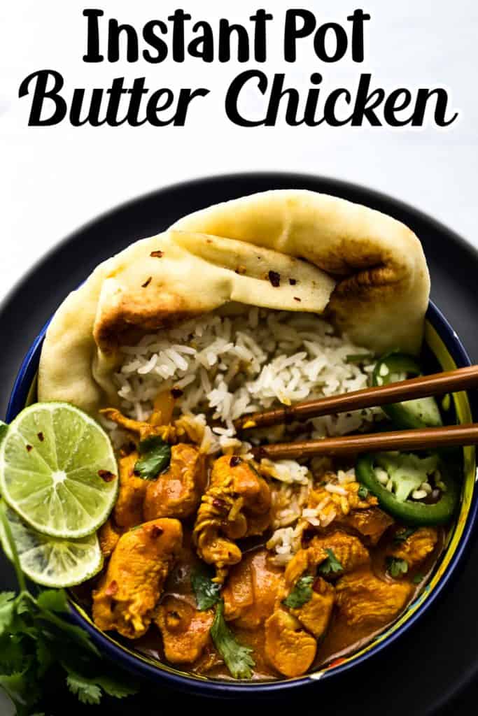 Instant Pot Butter Chicken Recipe Pin