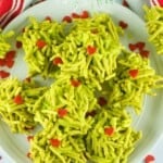 Overhead view of Grinch Haystacks.