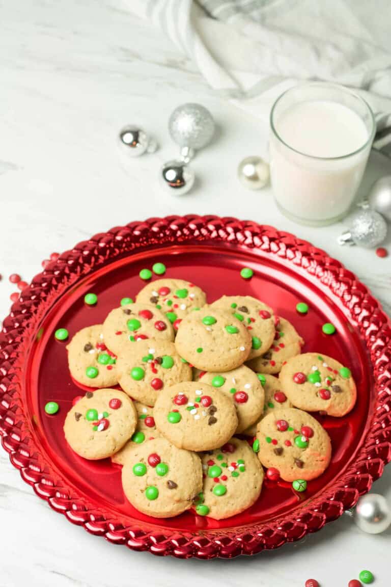 Peanut Butter M & M Cookies with Cinnamon