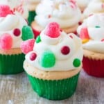 Elf cupcakes social media photo