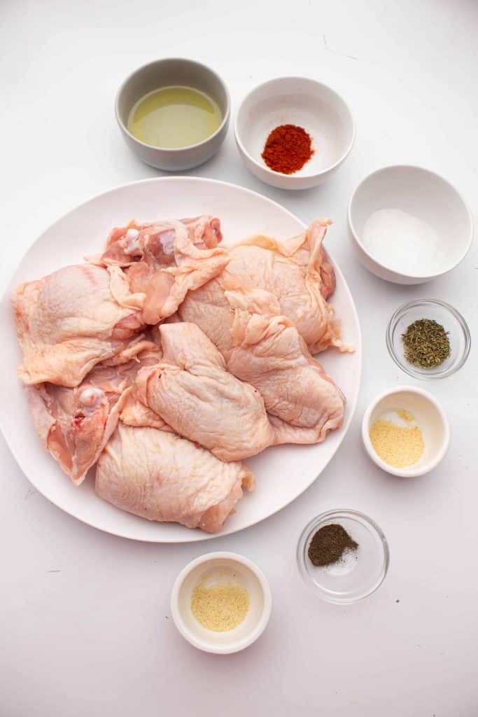 Air Fryer Chicken Thighs Ingredients