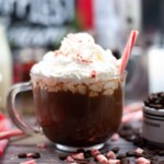 Head on photo of Peppermint Mocha