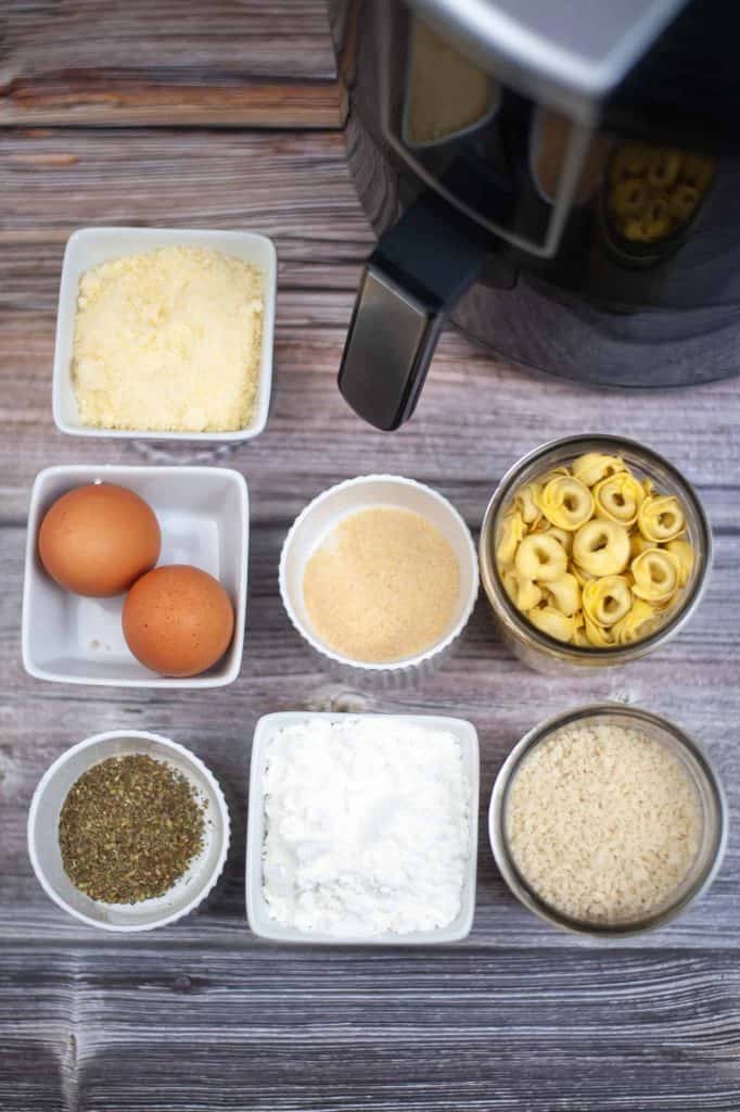 Ingredients for Air Fryer Tortellini