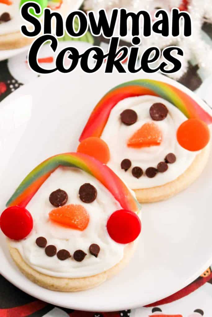 Cream Cheese Snowman Cookies Pin.