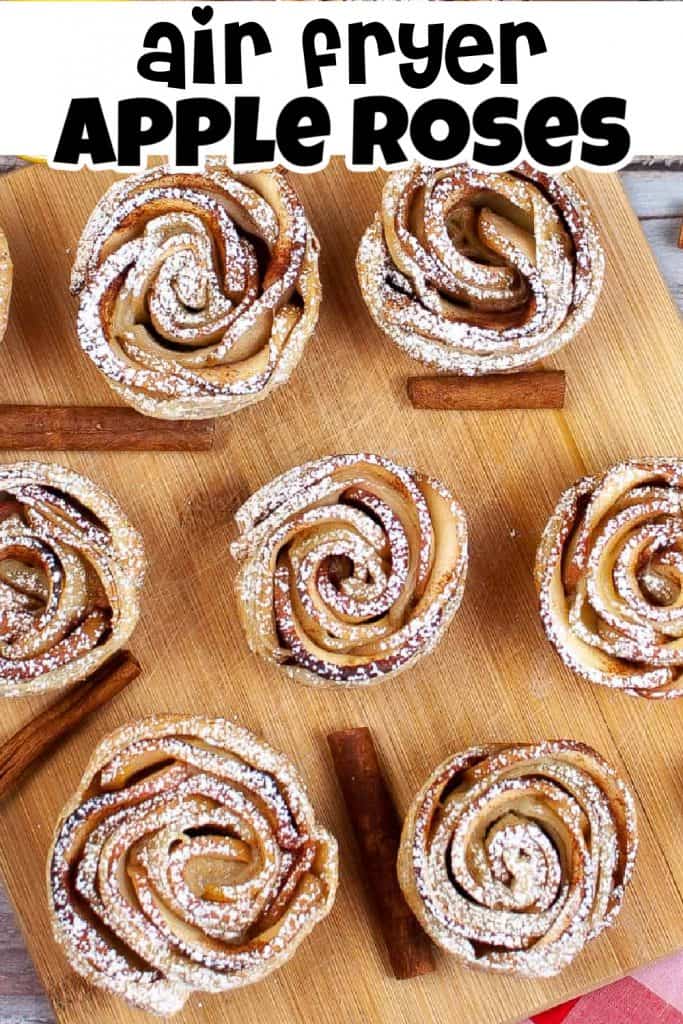 Air Fryer Apple Roses Pin