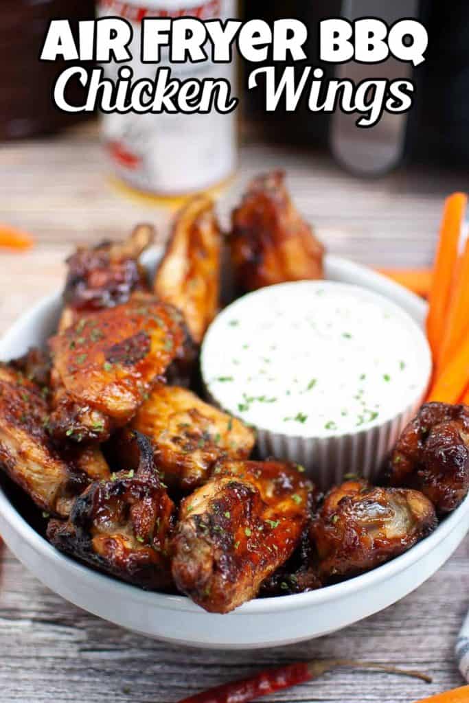 Air Fryer BBQ Chicken Wings