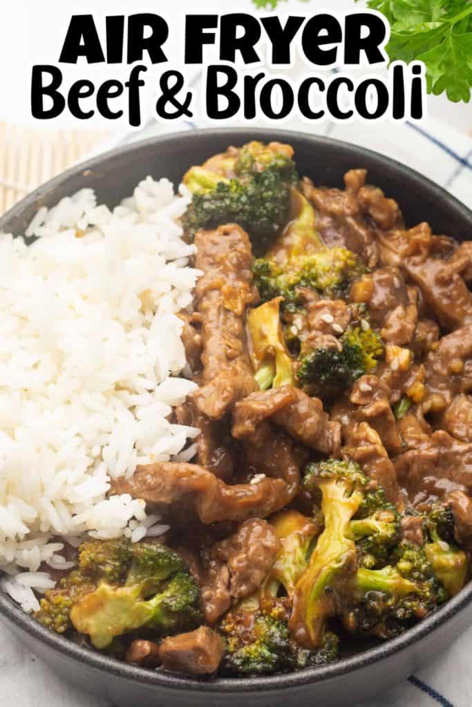 Air Fryer Beef and Broccoli Pin