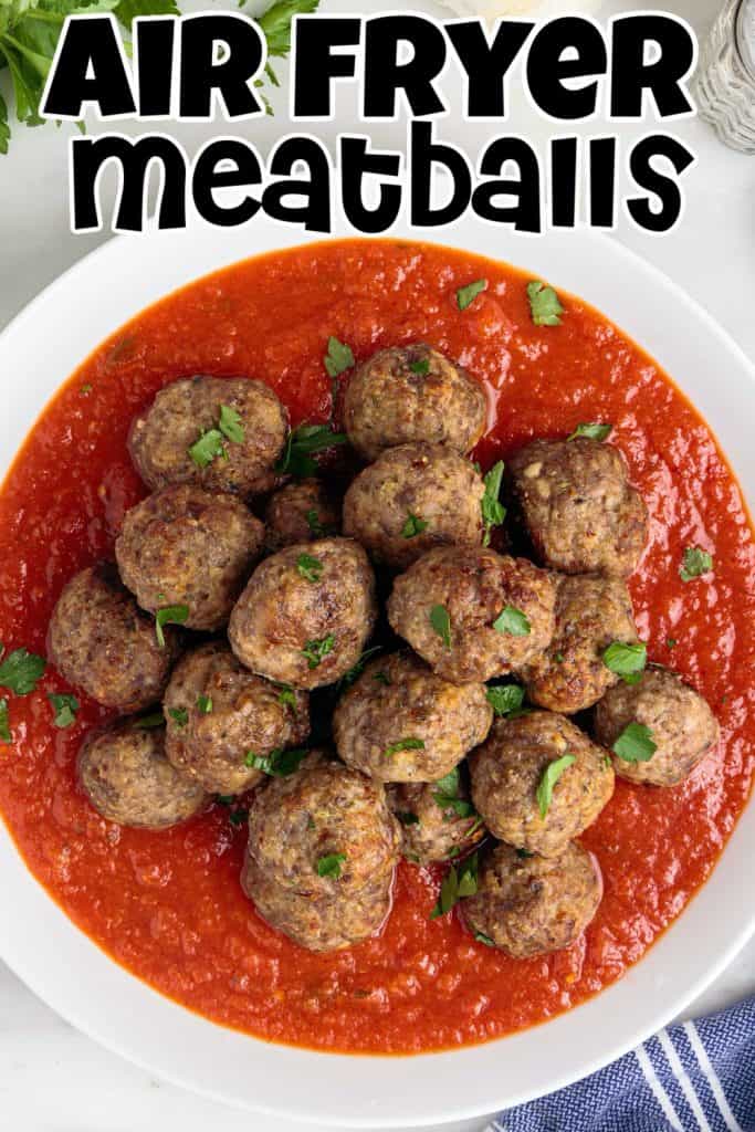 Air Fryer Meatballs Pin