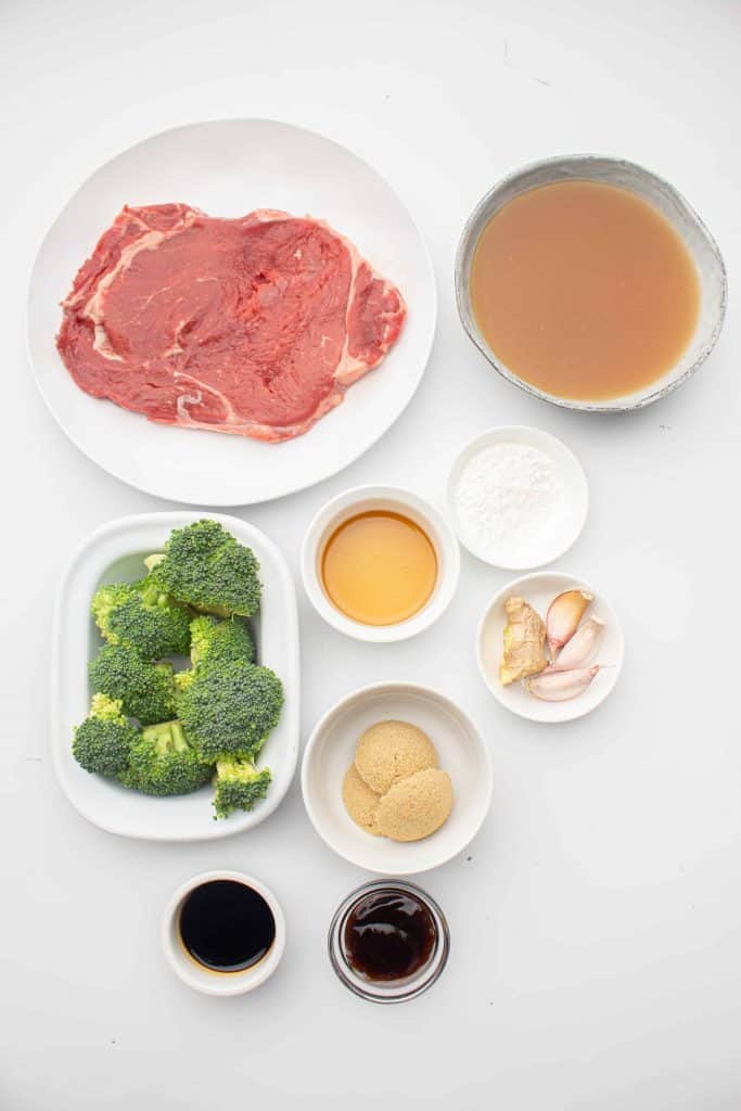 Beef and Broccoli Ingredients
