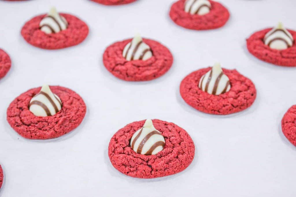 Red Velvet Kiss Cookies