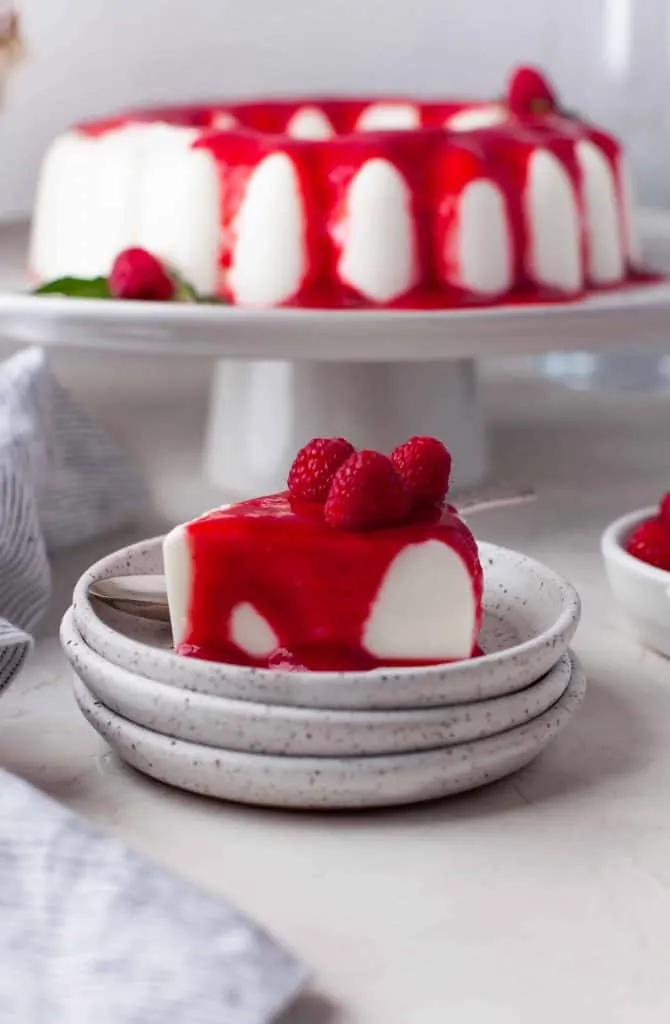 Yogurt Jello with Raspberry Sauce Marathons & Motivation