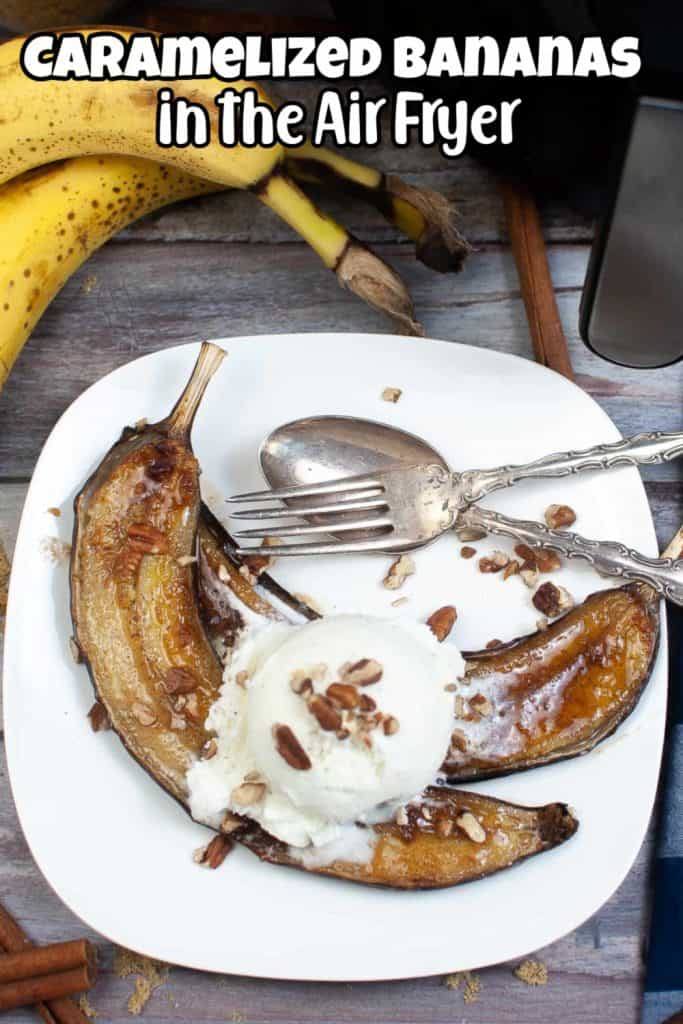 Air Fryer Caramelized Bananas