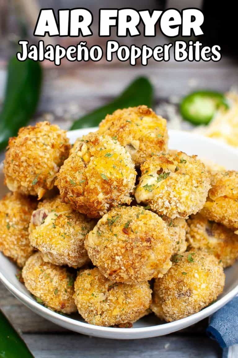 Jalapeño Popper Bites in the Air Fryer Marathons & Motivation