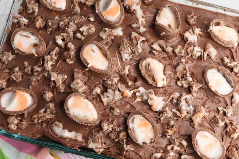 Cadbury cream egg cake