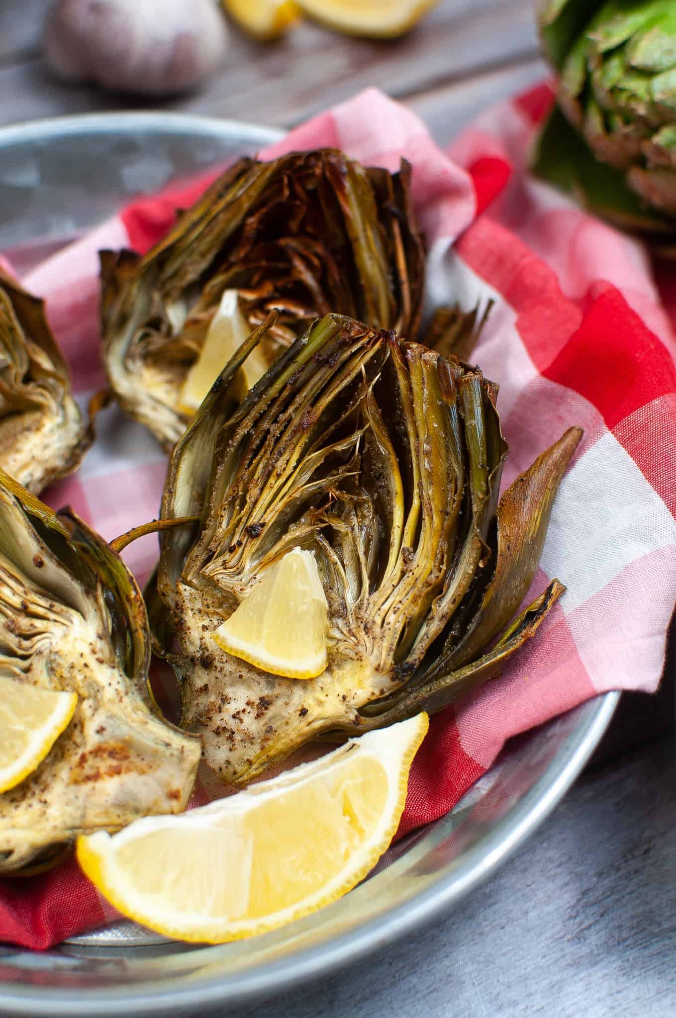 Air Fryer Artichokes with Aioli Marathons & Motivation