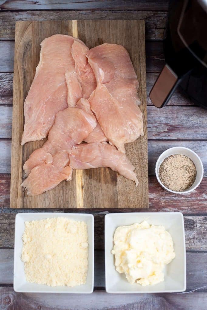 Ingredients for Parmesan Crusted Chicken with Mayo