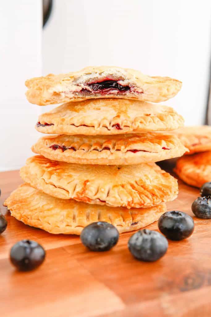 Stack of Blueberry Hand Pies