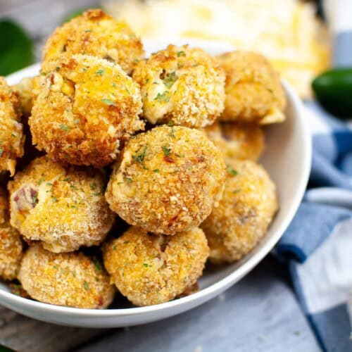 Jalapeño Popper Bites in the Air Fryer Marathons & Motivation