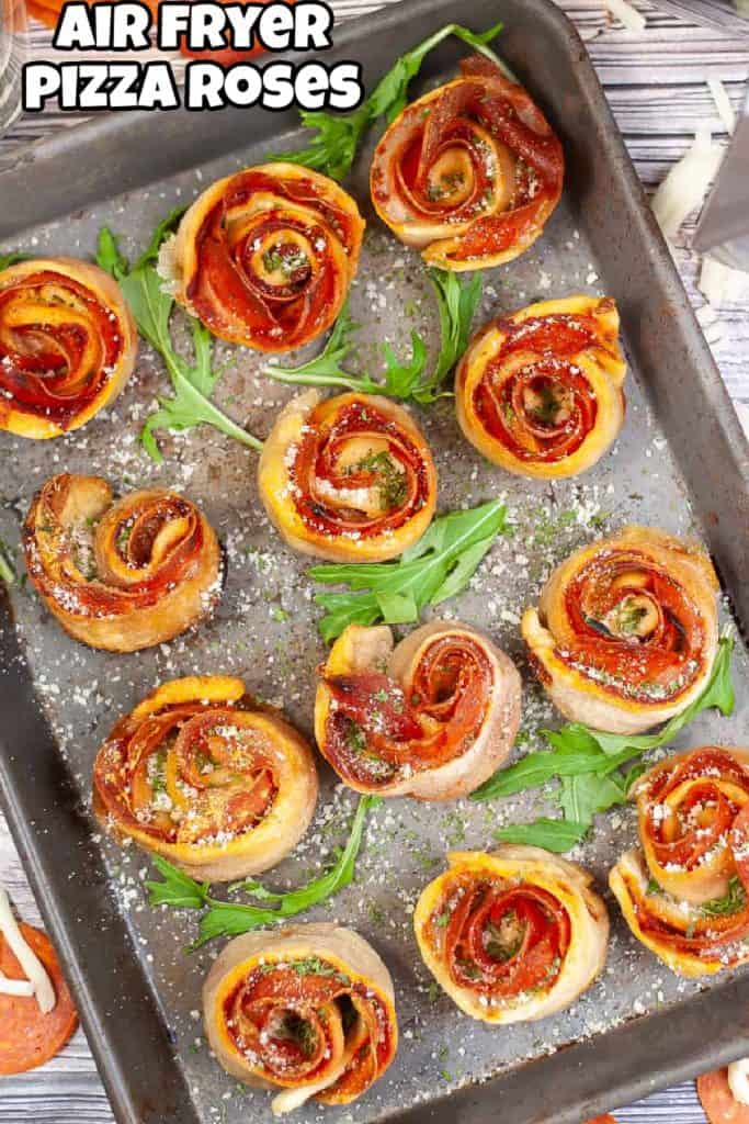 Air Fryer Pizza Roses