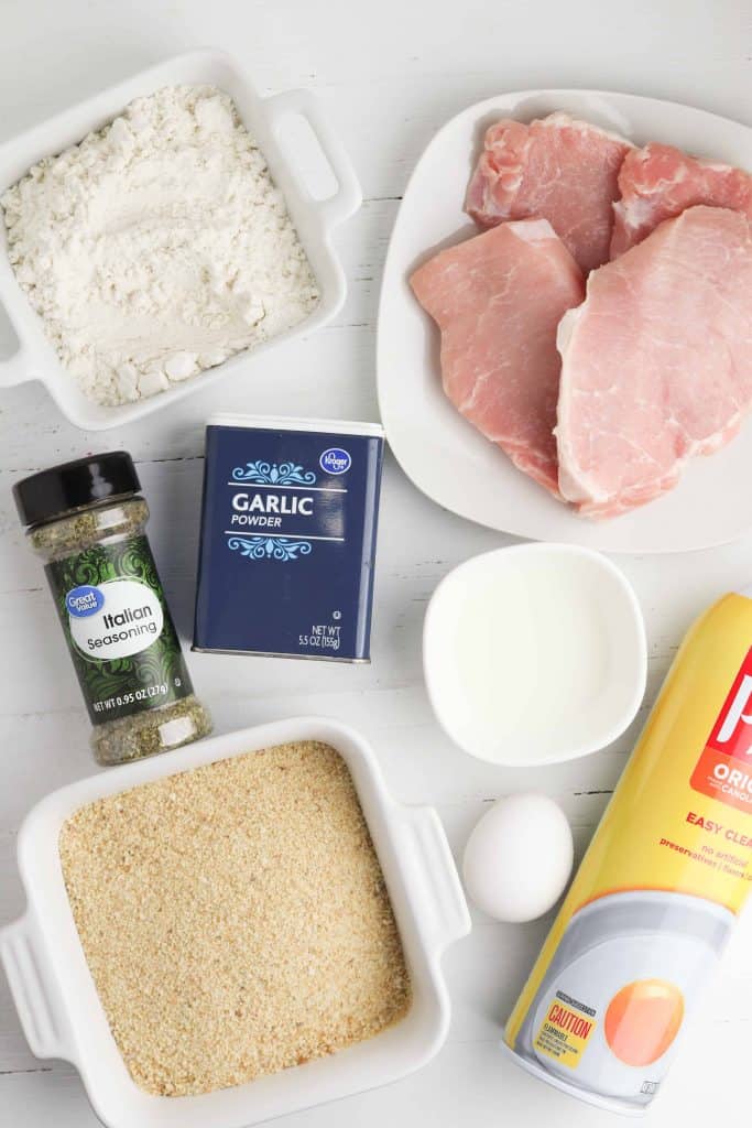 Air Fryer Pork Chops Ingredients