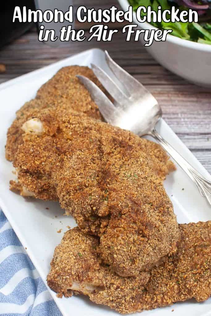 Air Fryer Almond Crusted Chicken Pin 