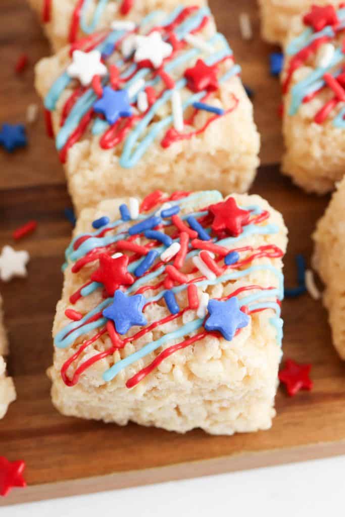 Closeup Rice Krispies Treats