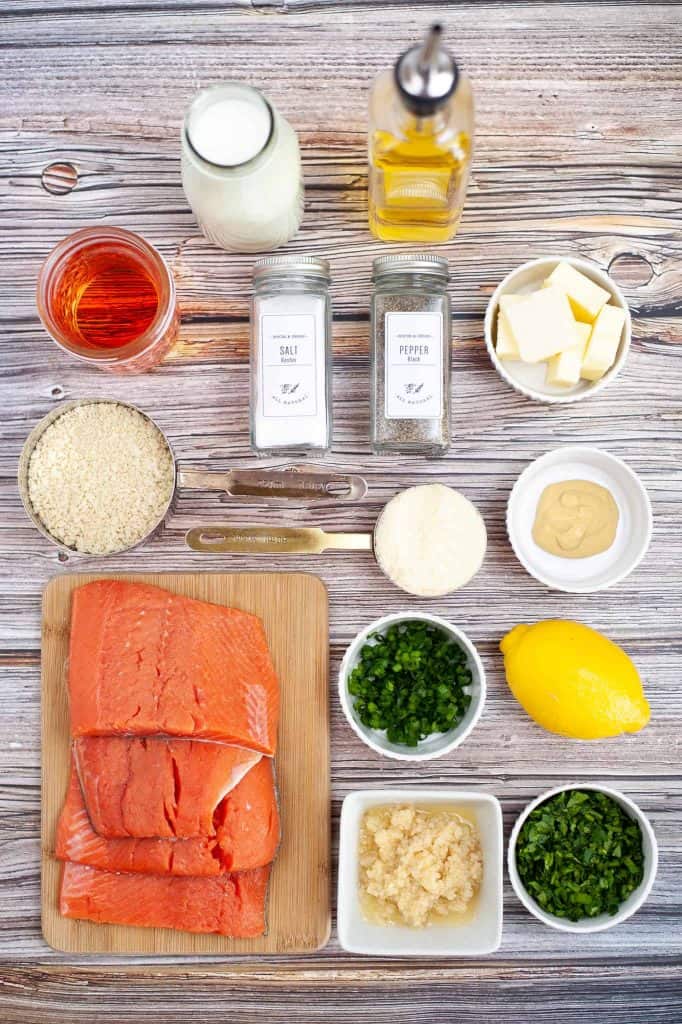 Parmesan crusted salmon ingredients