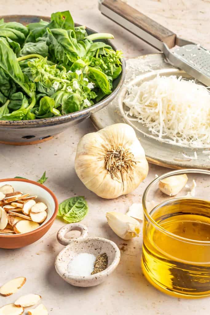 Pesto ingredients