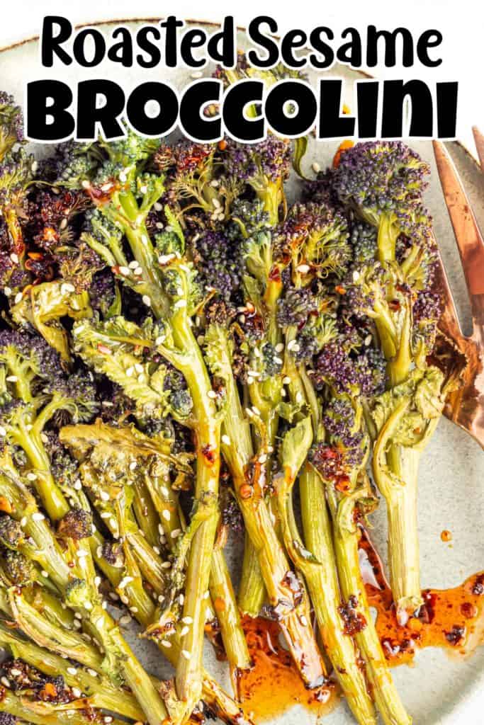 Roasted Sesame Broccolini Pin