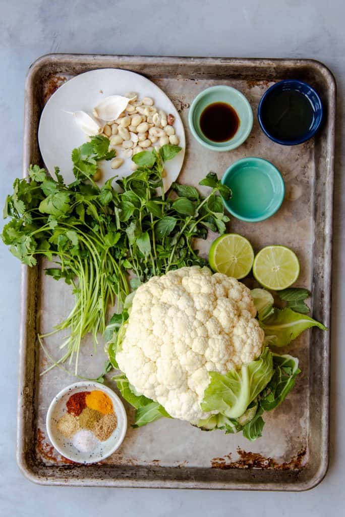 Cauliflower Steaks Ingredients