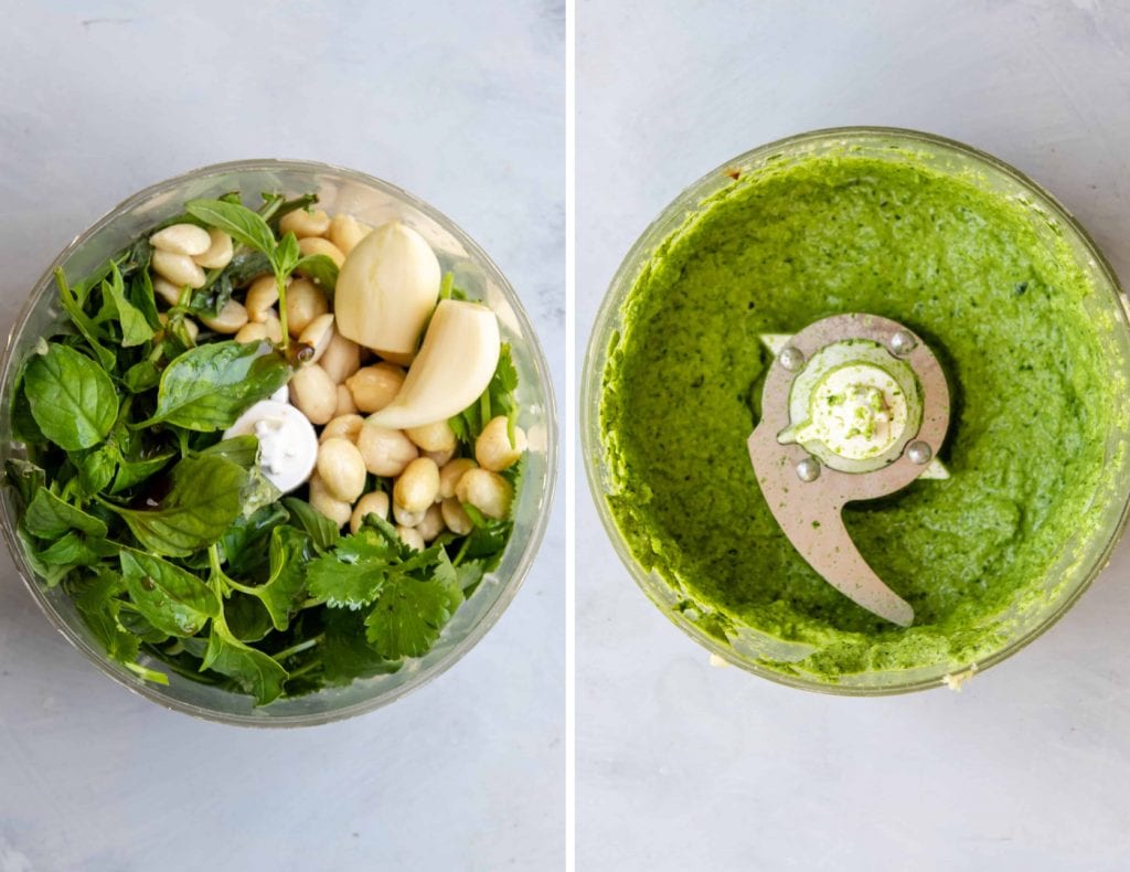 Pesto in Food Processor