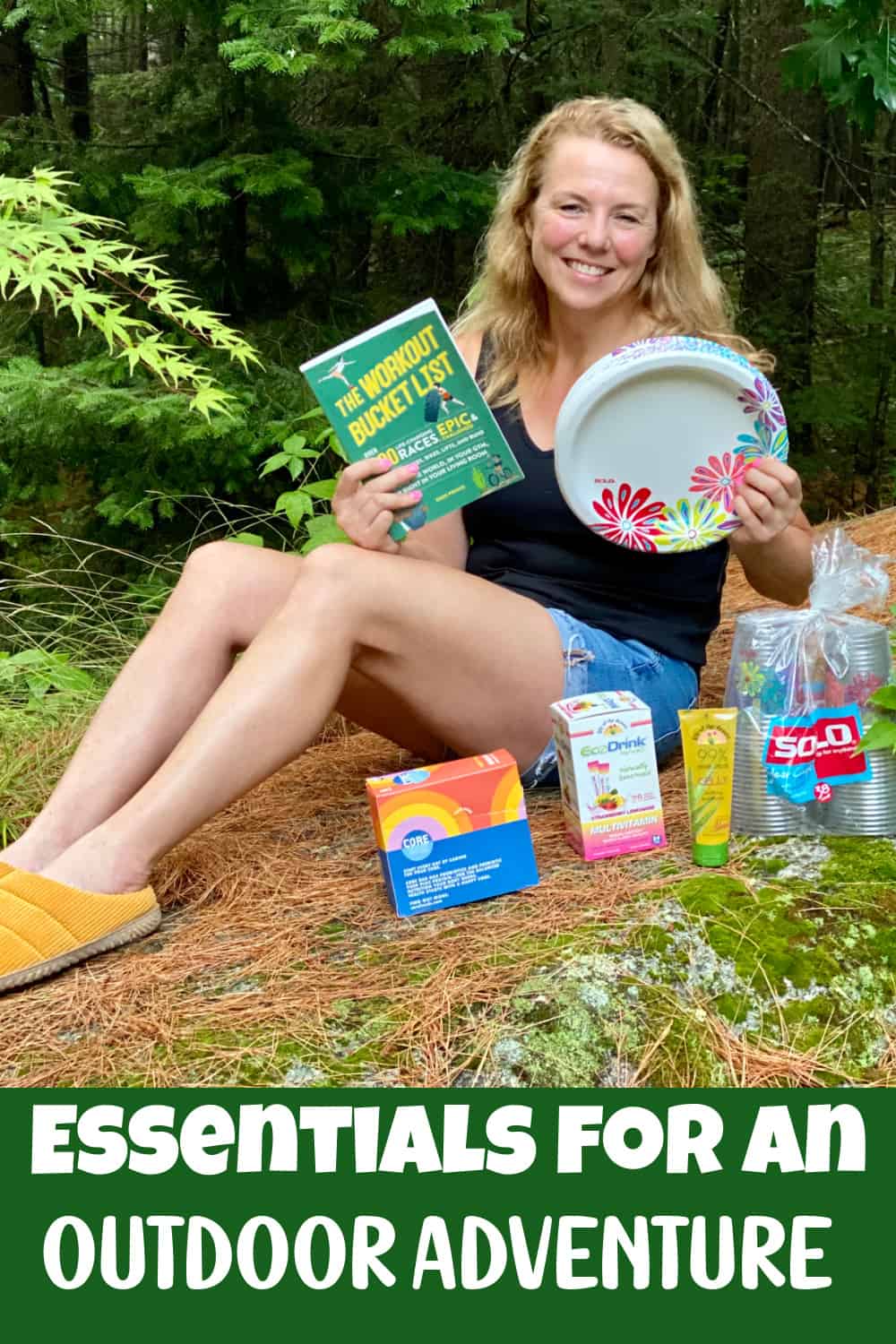 Essentials for an Outdoor Adventure Pin