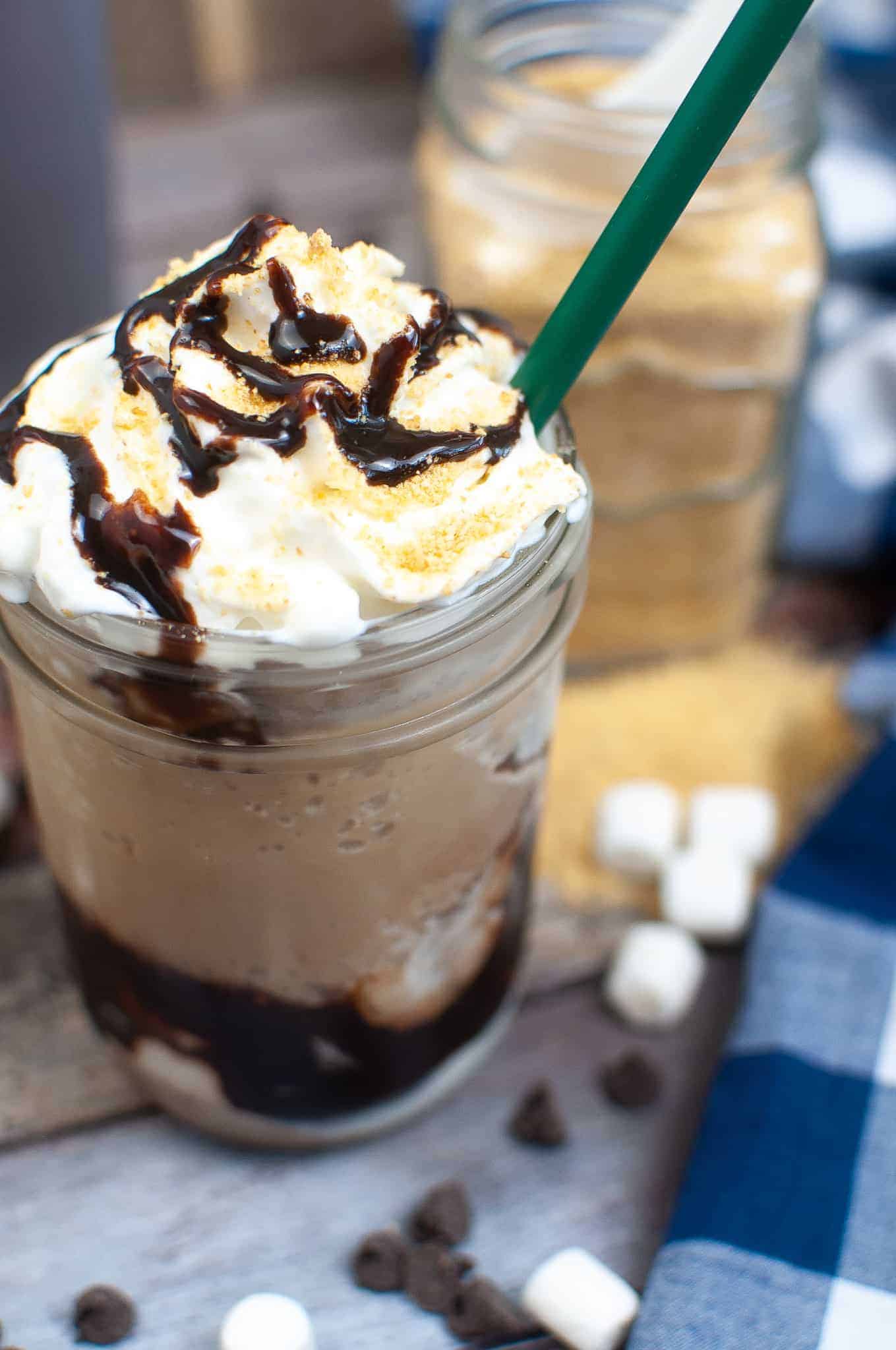 Frozen dessert coffee drink.